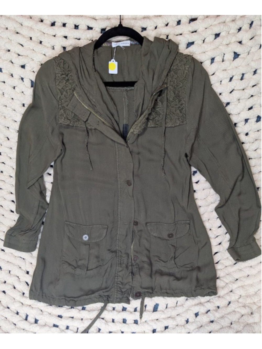 Coco Jameson Olive/Army Green Utility Jacket | Women’s Small